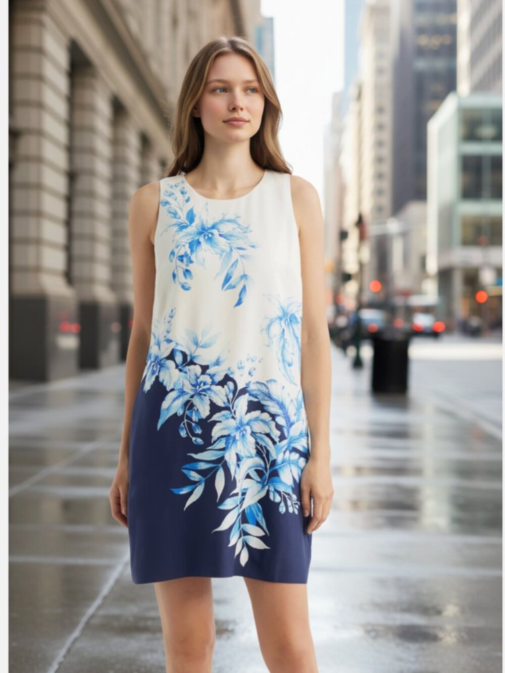 NWT $225 TOMMY BAHAMA Flora Fresco Print Sleeveless 100% Silk Dress